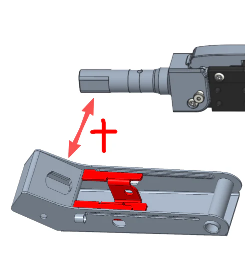 Słup kierownicy/trzon kierownicy + mechanizm składania KuKirin G2 - Image 3